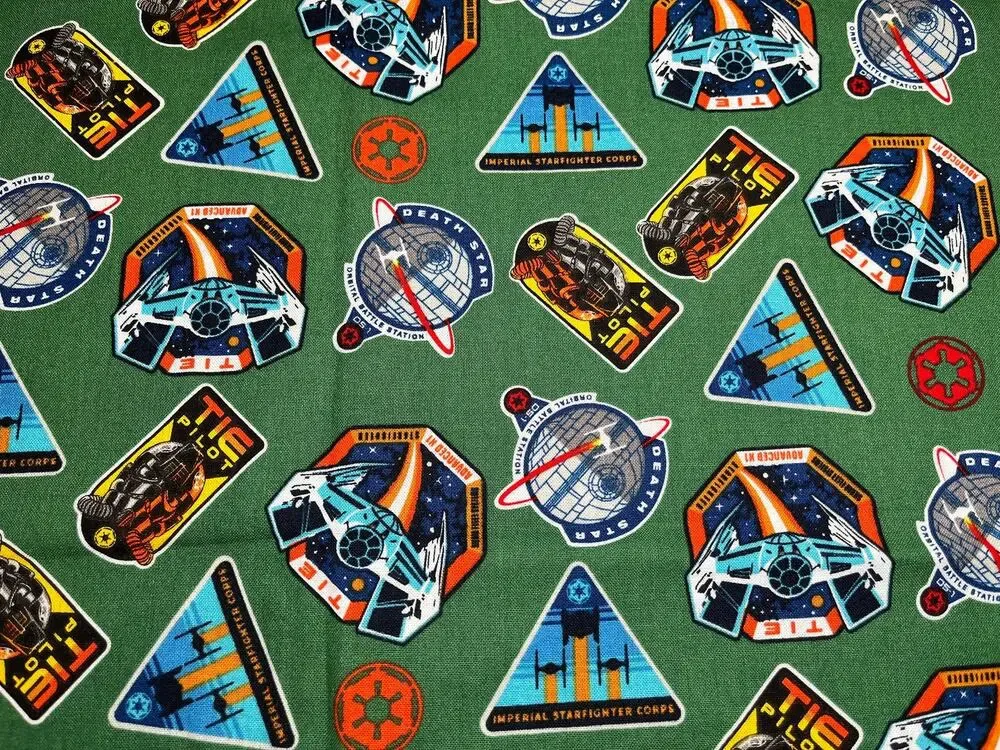 Star Wars Mission Patches Cotton Fabric 3/8 yard | Destash